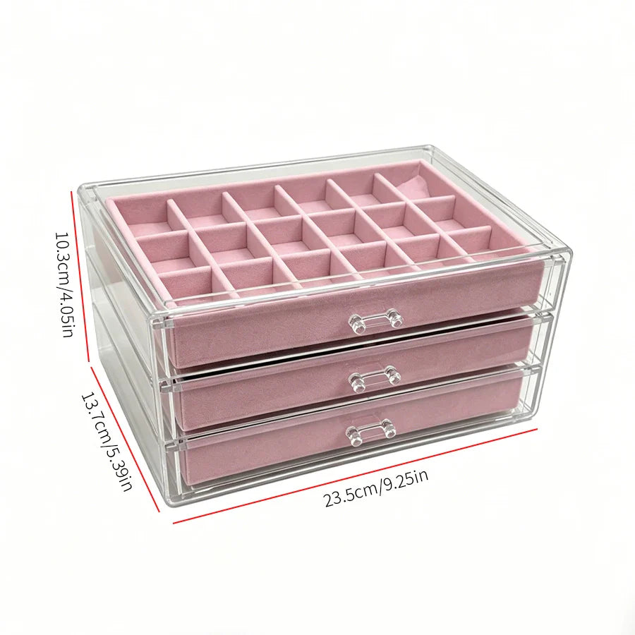 Elegant Velvet Jewelry Box
