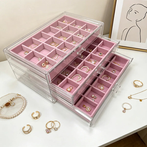 Elegant Velvet Jewelry Box