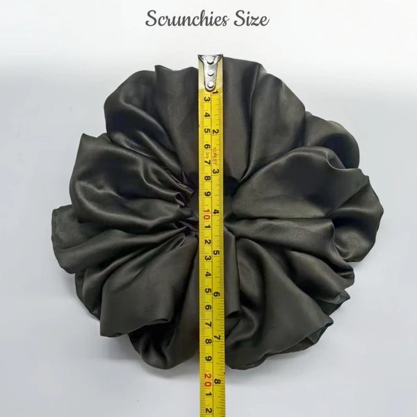 Giant Satin Hair Scrunchies