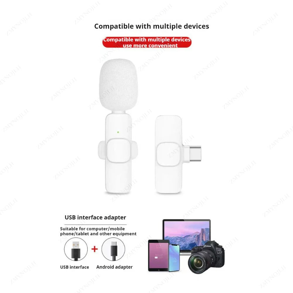 Portable Wireless Mic for All Devices